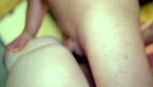 Beautiful brunette milf with big tits performs first time on camera