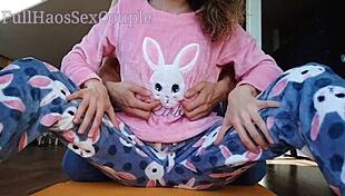 stepdaddy teasing small tits asian teen and masturbating her pussy?