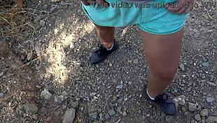 Perverted stepmother pisses from hairy pussy in front of stepson!