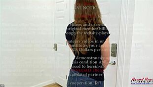 Busty brunette Kay Lee gives blowjob and gets pussy deeply fucked in doggystyle