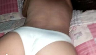 Latina Friend Riding In Sexy White Panties At Home. emo teen homemade encounter