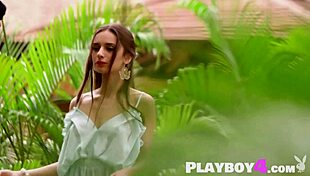 Petite Milf Gloria Sol Poses with Big Natural Tits