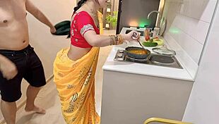 Indian Big Ass Wife Horny While Cooking