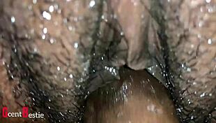 Beautiful African Babe Screaming in Detailed Pussy Fucking Close-Up!