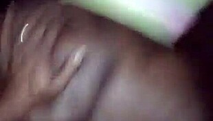 He Stretches My Tight Asshole With Hard Fucking And Creampie As Ebony Slut