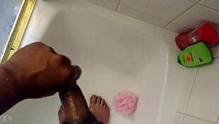 Quick rub in the shower