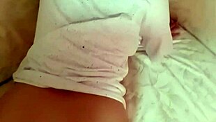 Babysitter babe bends over in hotel for deep doggystyle gaping! He pounds her big ass hard!