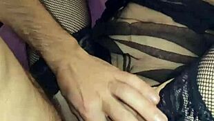 Wife looks amazing in stockings at 40