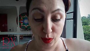 Boss dominates submissive housewife with mouth and pussy fucking