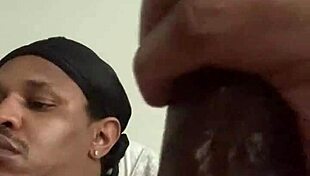 Oh damn, I'm so bored and horny - watch me stroke this massive black cock solo!