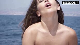 Ginebra Bellucci Marilyn Crystal and Isizzu in Amazing Lesbian Threesome on Yacht