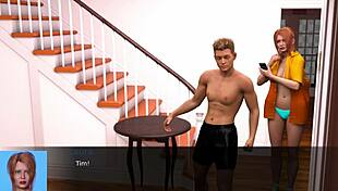 Redhead lesbians dive into pussy licking in group play