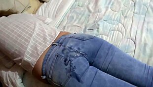 after the encounter, i pull up my jeans to receive generous amounts in my rear