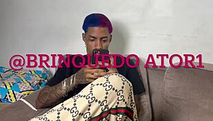 bi friend brings girl for orgy, sucks cock during action