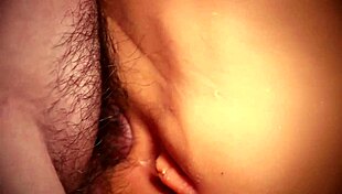 Her Shaved Ass Makes It Easy For Double Penetration And Handjob To Orgasm