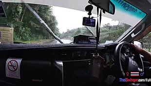 Teen couple fucks doggystyle in Thai mountains