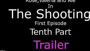 in the tenth shooting, european blonde femdom humiliates slave with barefoot lick and smell