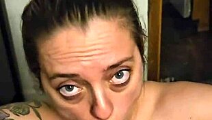 Milf POV ROUGH BLOWJOB and CREAMPIE!