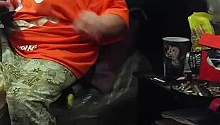 Stepmom Flashes Monster Cock While Pretending Not To Look