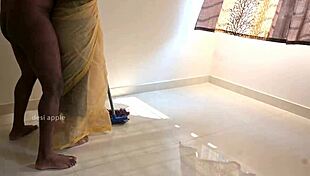 Indian maid enjoys fun time with devar