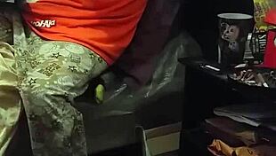 Stepmom Flashes Monster Cock While Pretending Not To Look