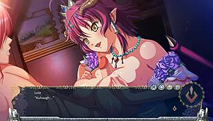 The greedy succubus gets a nice cumshot in her mouth.