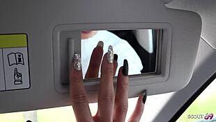 German Half African Teen Lia Amalia Picked Up for Quick Fuck