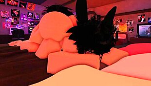 Teaching ass to take big white cock in roblox