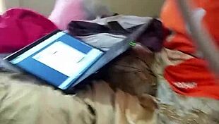 Stepmom Flashes Monster Cock While Pretending Not To Look