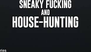 Sneaky fucking during house-hunting with quincy roee