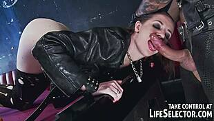 In this European fetish scene from Life Selector, a milf with glasses uses dildo for anal gaping and fingering. She experiences hardcore interracial masturbation with stockings and toys leading to facial.