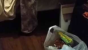 Stepmom Flashes Monster Cock While Pretending Not To Look