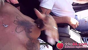 German Slut Picked Up at Hardware Store for Public Fucking