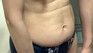 Japanese Wife's Bath Time Relaxation