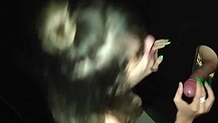 i gave it to several guys through the glory hole until the last one came in and gave me a cum bath 😏