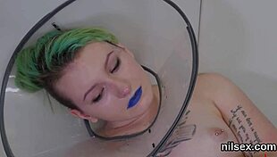 The slutty cutie was taken to the anal loony bin for brutal assfucking and painful ass to mouth therapy