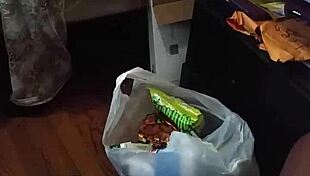 Stepmom Flashes Monster Cock While Pretending Not To Look