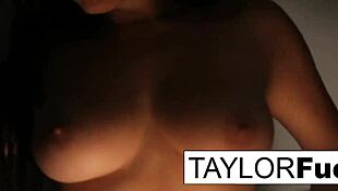 Taylors hotel room masturbation with big tits ass brunette pornstar nude solo babe!