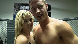 Danny wins prize sex feeling the big tits and curvy ass of this cute babe