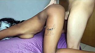 Stepsister begged me to fuck her tight pussy after shower!