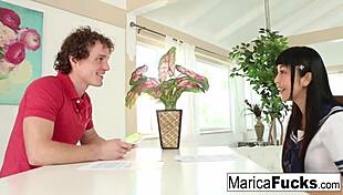 marica hase gets english lesson with hardcore twist