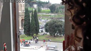 Double anal fisting for lady ana in colosseum