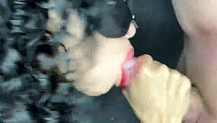 Akira Sanches Gives Delicious Blowjob Removing Condom to Feel Hot Cum