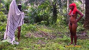 Mature African Slut Stroked By Big Black Cock