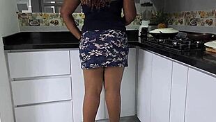 The curvy colombian latina stepsister, a young student and roommate, wants cock badly