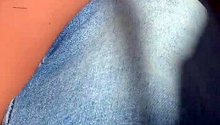 Intimate scene with sex toy outdoors.