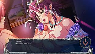 The greedy succubus gets a nice cumshot in her mouth.