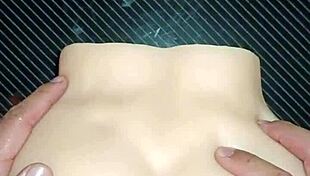 Candy Masada Eğiliyor, Sert Anal ve Am Sikmesi İçin Köpek Pozunda, Büyük Kıçına Creampie Damlıyor