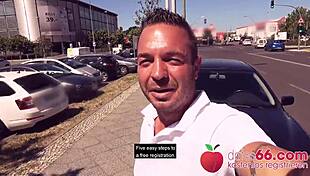 German Slut Picked Up at Hardware Store for Public Fucking