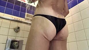 Bikini Babe Jerks Off On Beach